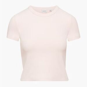 Sunday Best Strawberry Puff Little Ribbed Tee